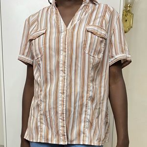 Bay Studio Vertical Striped Shirt